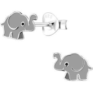 Zilveren oorstekers, olifantje