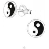 Zilveren oorstekers, yin en yang