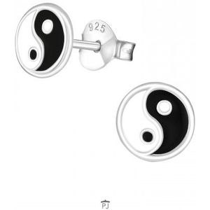 Zilveren oorstekers, yin en yang