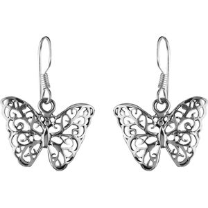 Zilveren oorhangers, vlinder