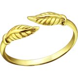 Gold plated teenring, blad