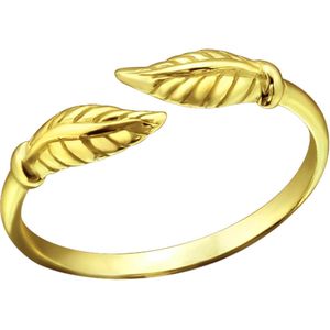 Gold plated teenring, blad