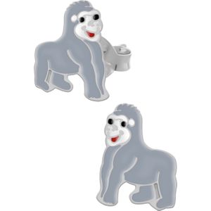 Zilveren oorstekers, grijze gorilla