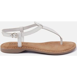 Lazamani  Sandalen Dames  Wit  Leer