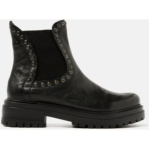 Lazamani  Chelsea boots Dames  Zwart  Leer