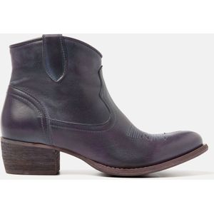 Lazamani  Boots Dames  Paars  Leer