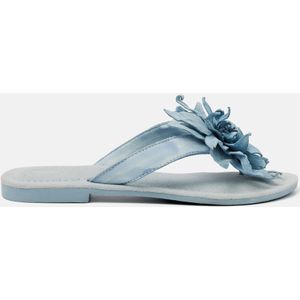 Lazamani  Slippers Dames  Blauw  Leer