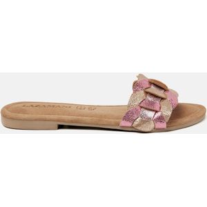 Lazamani  Slippers Dames  Roze  Leer