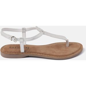 Lazamani  Sandalen Dames  Zilver  Leer