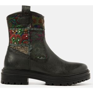 Lazamani  Boots Dames  Zwart  Textiel