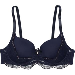 BH blauw met pailletten maat 80B - 80D