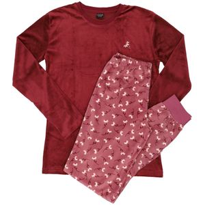 Meisjes pyjama velours maat 140/146 - 164/170
