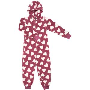 Tiener meisjes onesie fleece maat 140/146 – 164/170