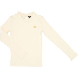 Meisjes shirt rib maat 86/92 – 134/140