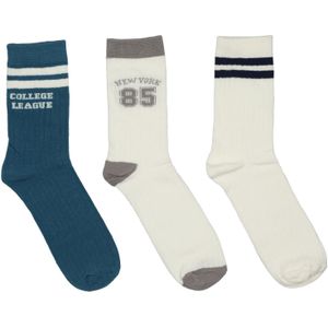 Jongens sokken 3 paar maat 19/22 - 35/38