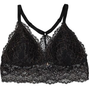 Bralette zwart of paars met kant maat S - XL