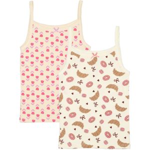 Meisjes singlet maat 92/98 - 128/134