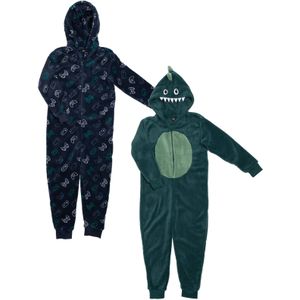 Jongens onesie fleece maat 92/98 – 128/134