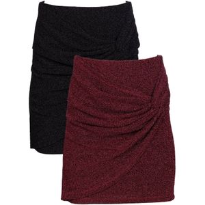 Rok glitter overslag