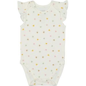 Baby romper mouwloos ruffle maat 50/56 - 98/104