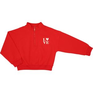 Meisjes sweater rits maat 86/92 - 134/140