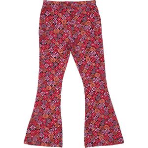 Meisjes flared broek bloemen maat 92 – 140