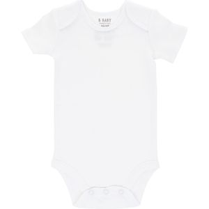 Baby romper korte mouw maat 50/56 - 98/104 - wit