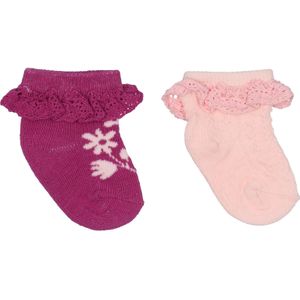 Baby sokken 2 paar maat 50/56 - 86/92