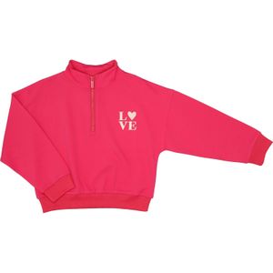 Meisjes sweater rits maat 86/92 - 134/140