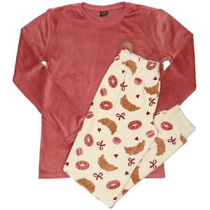 Meisjes pyjama velours maat 140/146 - 164/170