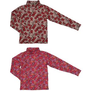 Meisjes shirt lange mouw bloemen maat 86/92 – 134/140
