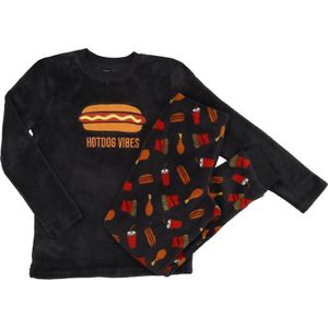 Jongens pyjama velours maat 92/98 -128/134