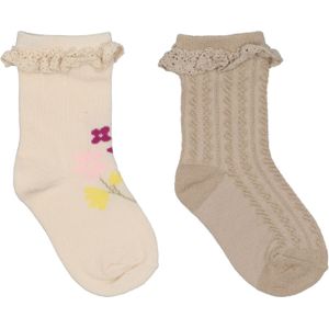 Baby sokken 2 paar maat 50/56 - 86/92