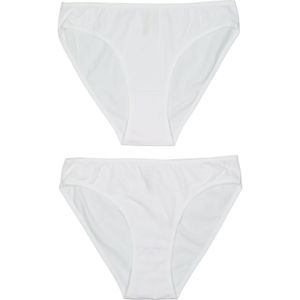 Dames slips wit 2 stuks maat S - XL
