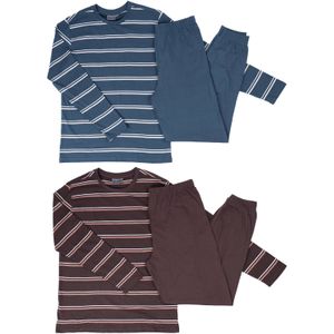 Heren Pyjama - Gestreept - 100% Katoen
