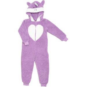 Meisjes onesie fleece maat 86/92 – 128/134