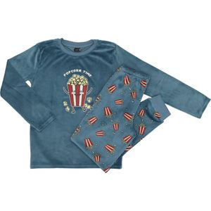Jongens pyjama popcorn maat 92/98 – 128/134