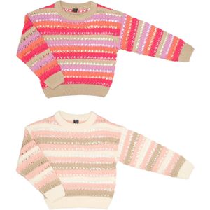 Meisjes gebreide trui maat 92 – 134/140