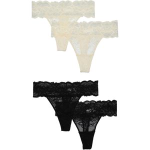 wiBRA strings met kant 2-pack maat L - XL