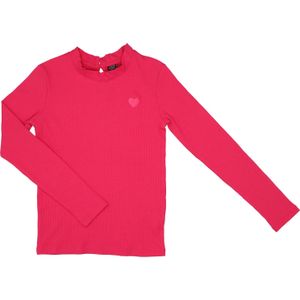 Meisjes shirt rib maat 86/92 – 134/140