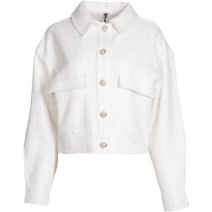 Shacket kort bouclé