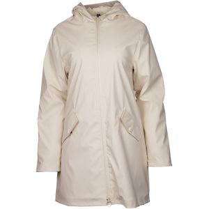 Dames regenjas maat 36 - 46/48 - rood/beige