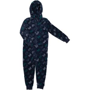 Jongens onesie fleece maat 92/98 – 128/134