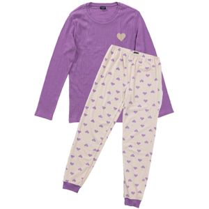 Meisjes pyjama hartjes maat 98/104 - 164/170