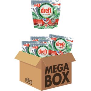 Dreft Platinum Plus all-in-1 vaatwastabletten megabox 66 stuks