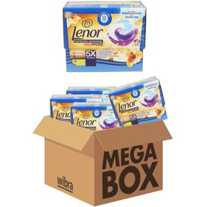 Lenor wasmiddel pods All-in-1 Amber & Orchidee megabox 64 pods