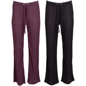 Huispak broek zwart of paars maat S - XL