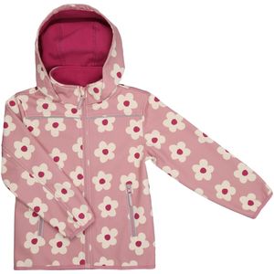 Meisjes softshell jas bloemenprint 86/92 - 134/140