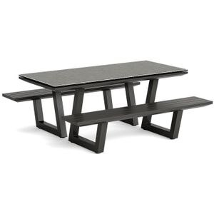 Picknicktafel Lotus 4 personen Keramiek 10011 Rechthoekig 4 Personen 190x180x77 cm