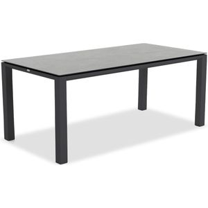 Tuintafel Concept 180x90cm Keramiek Betonlook Rechthoekig 6 Personen 90x180x74 cm